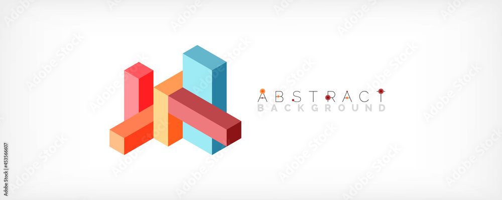 Abstract background. 3d cubes, cubic elements and blocks. Techno or business concept for wallpaper, banner, background, landing page Abstract background. 3d cubes, cubic elements and blocks. Techno or business concept for wallpaper, banner, background, landing page