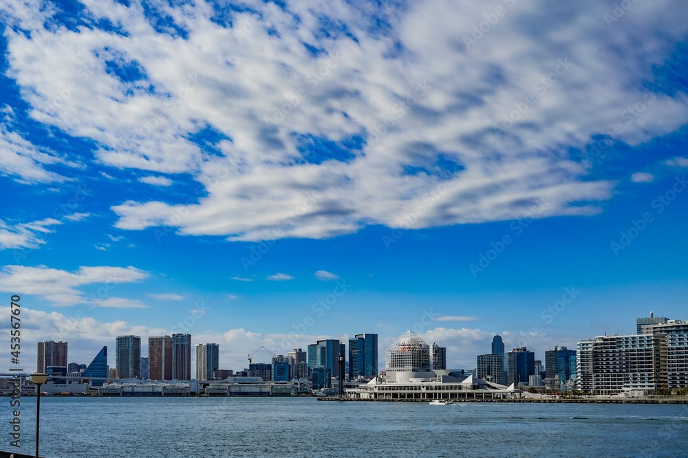 Fototapeta premium 東京都江東区の街並みのイメージ