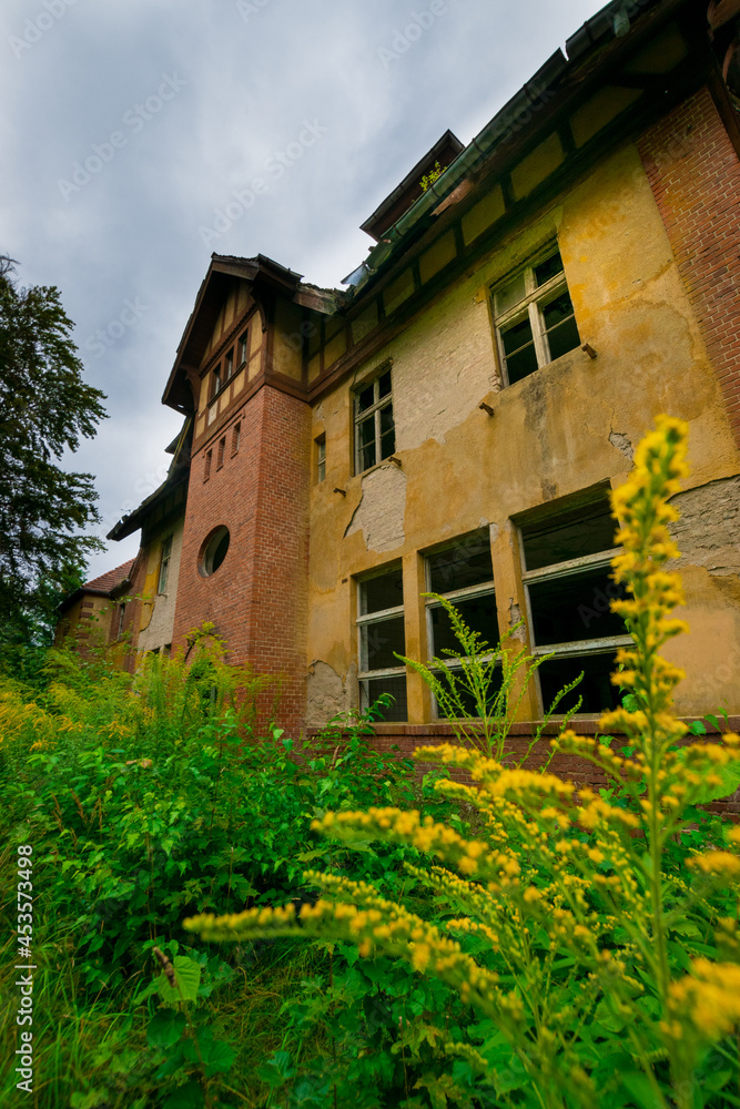 scenery of the old, abandon sanatorium grabowsee