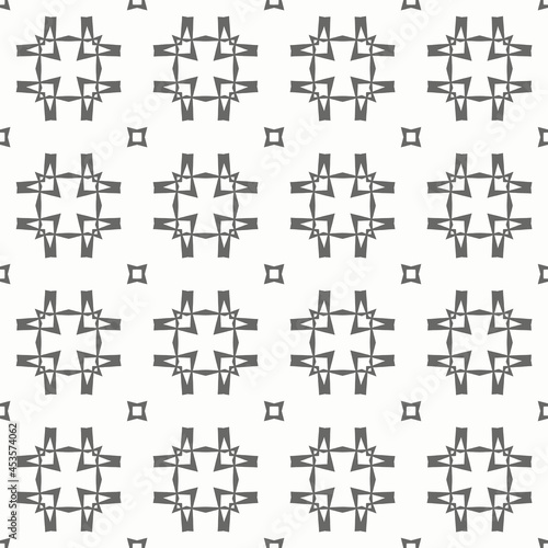 Abstract seamless pattern with various shapes. Geometric pattern for fabric. Textile background.