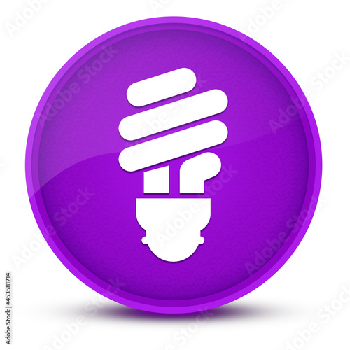 Helpful tips bulb luxurious glossy purple round button abstract