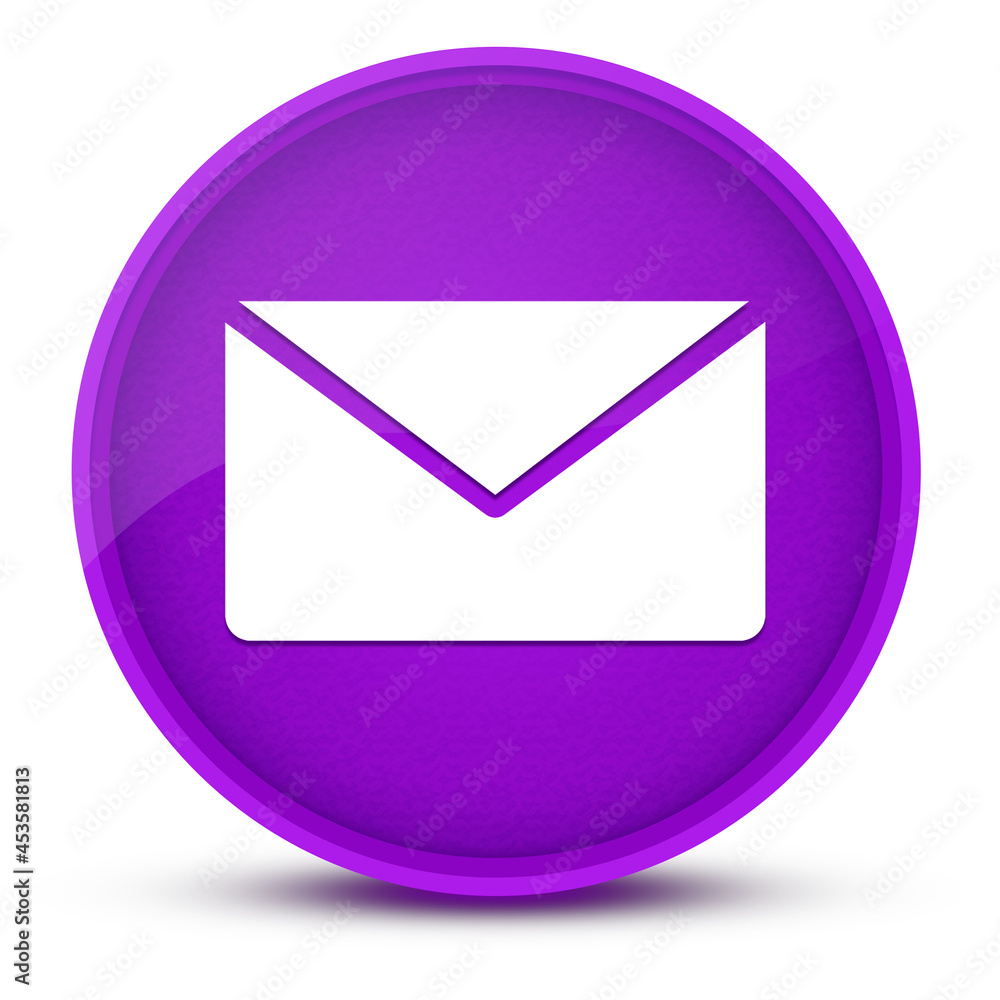 Email luxurious glossy purple round button abstract Email luxurious glossy purple round button abstract