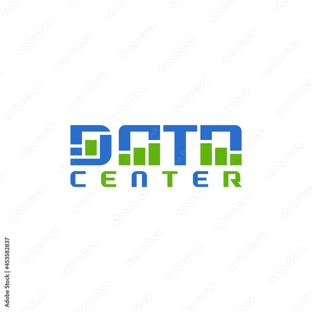 Data center company logo design. Data center company logo design.