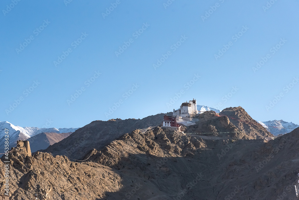 Beautiful panoramic view of a mountainside lit at the sunset period and also including of a snow found high up in the mountain peaks.
Beautiful panoramic view of a mountainside lit at the sunset period and also including of a snow found high up in the mountain peaks.