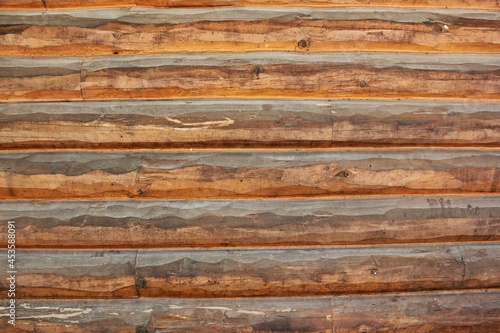 old wooden wall of a log cabin