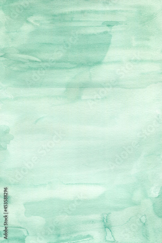 Light green watercolor texture on paper for design