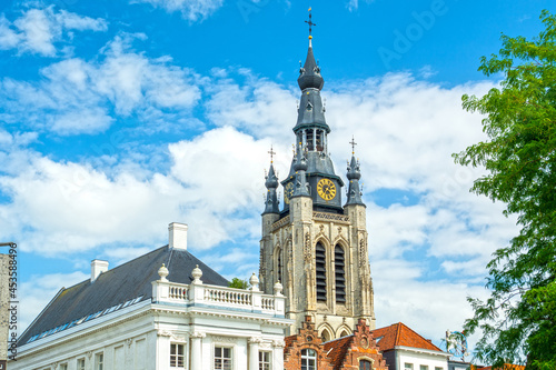 Kortrijk, West Flanders, Belgium - church tower