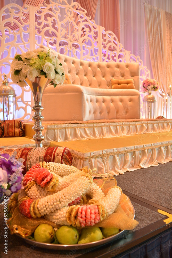 luxury wedding rom banquet sit down muslim buffet party catering with ...
