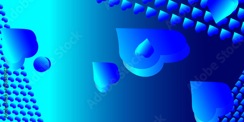 3d render of a symbol in background