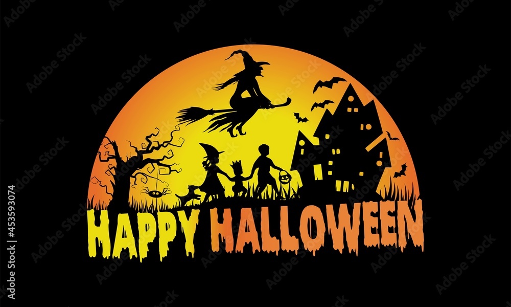Happy Halloween, Pretty Pumpkin Tee, Crow T-Shirt, Halloween Shirt, Trick or Treat Tee, Party Pumpkin Tee, Gift for Friend, Spooky Shirt, Halloween Fun Tee 