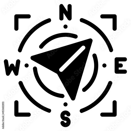 orientation glyph icon
