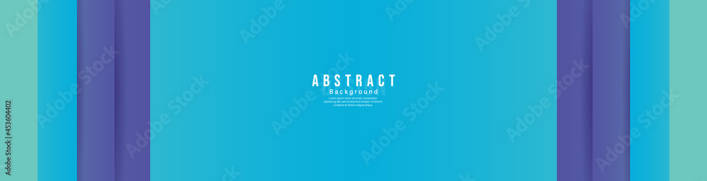 Abstract ฺBanner Color background with copy space , Flat Modern design for presentation , illustration Vector EPS 10