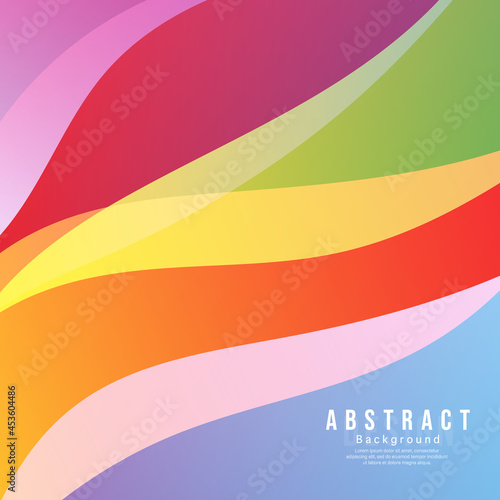 Abstract Color background, Beautiful and colorful shapes , Flat Modern design for presentation , illustration Vector EPS 10 © NARANAT STUDIO
