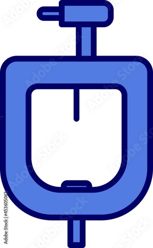 Urinal Line Inverted Vector Line Icon Design