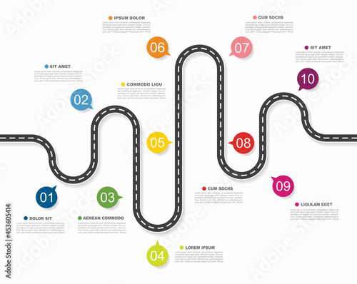 Infographic design template with place for your data. Vector illustration.