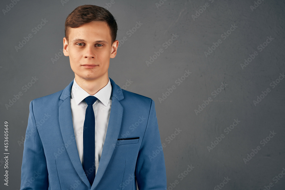 business man in suit self-confidence manager professional studio business man in suit self-confidence manager professional studio