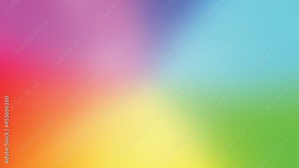 Vector rainbow circle spiral background with mild colors