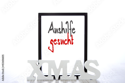 Aushilfe gesucht Weihnachtszeit 