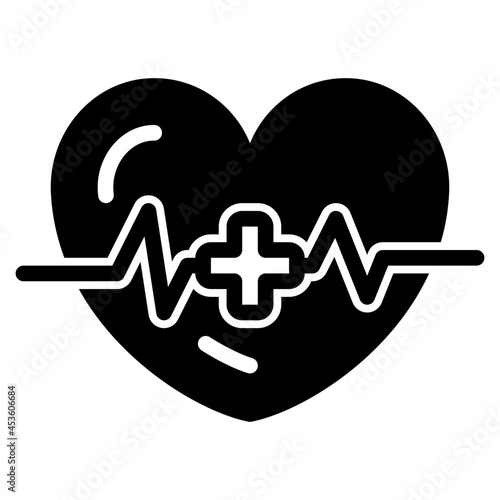 heart glyph icon