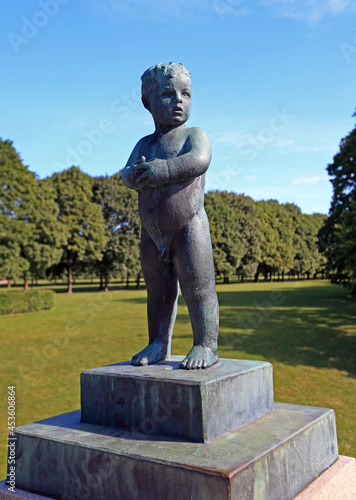 Photography sculptures in Vigeland Sculpture Park, Frogner park, Oslo
