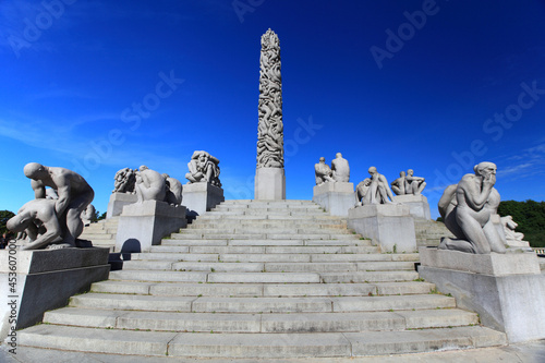 The monolith in Vigeland Sculpture Park, Frogner park, Oslo