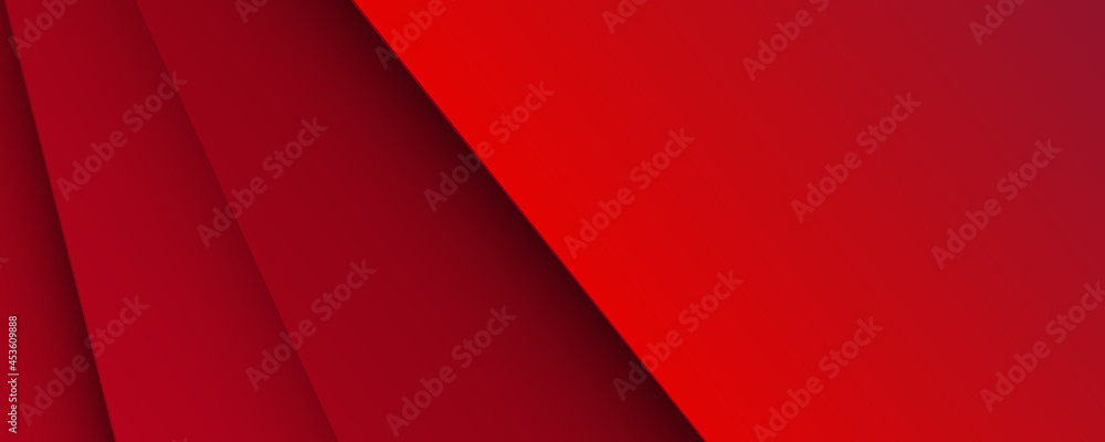 Simple red banner background with modern concept and 3d wave layers Simple red banner background with modern concept and 3d wave layers
