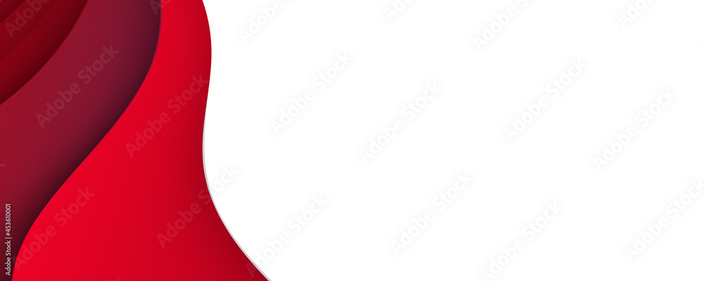 Red abstract 3d wide banner background with overlap layer. Abstract banner design web template. Horizontal header web banner. Modern Geometric Red Triangle cover header background for website. Red abstract 3d wide banner background with overlap layer. Abstract banner design web template. Horizontal header web banner. Modern Geometric Red Triangle cover header background for website.