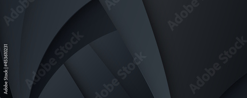 Simple modern black banner background