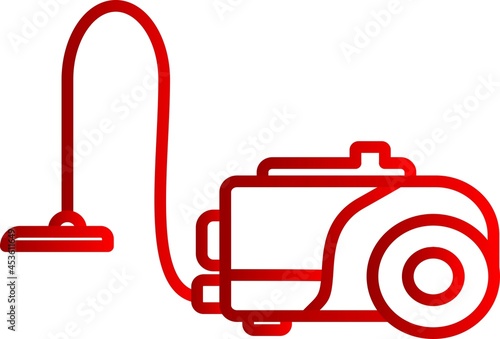 Vaccume Line Inverted Vector Line Icon Design
