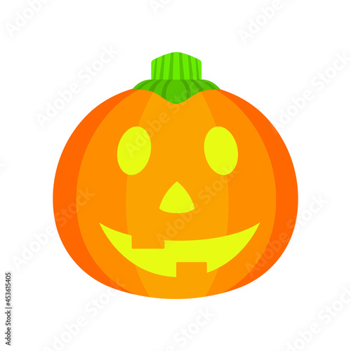 jack o lantern emoji vector illustration pumpkin
