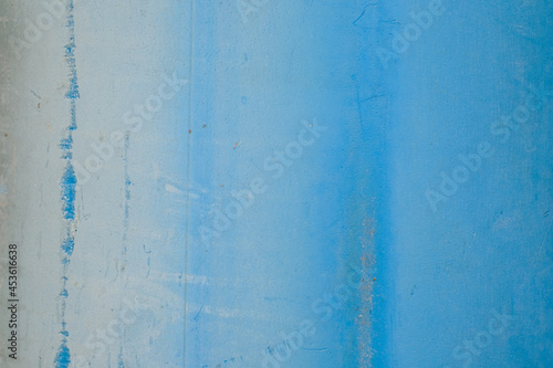 blue painted wall © BJ.Photo