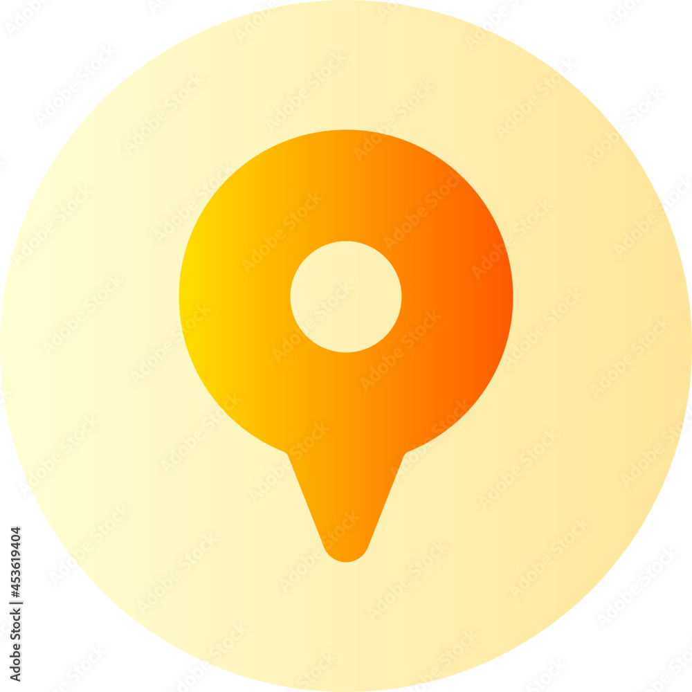 pin gradient icon pin gradient icon