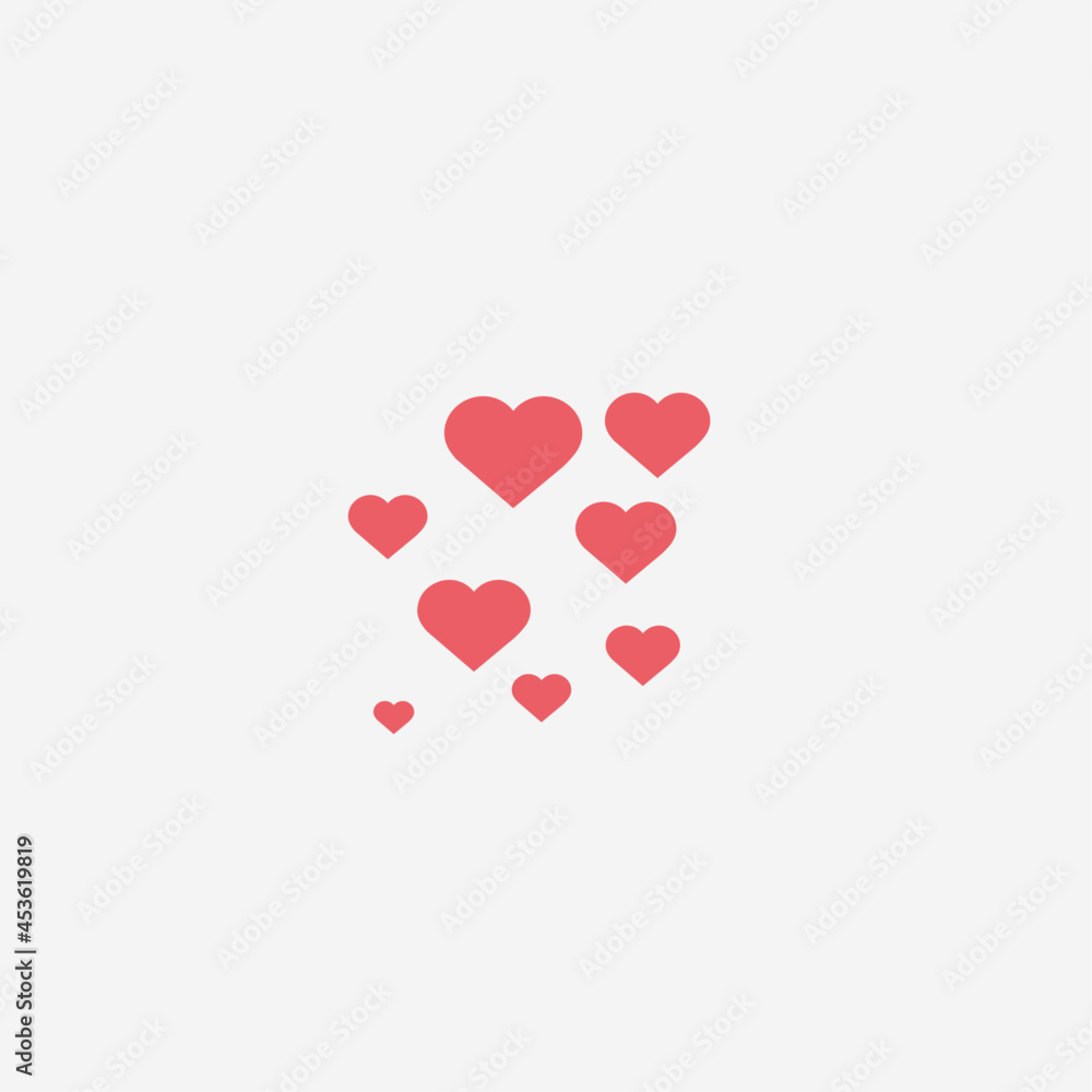 Vector illustration of heart with a heart
