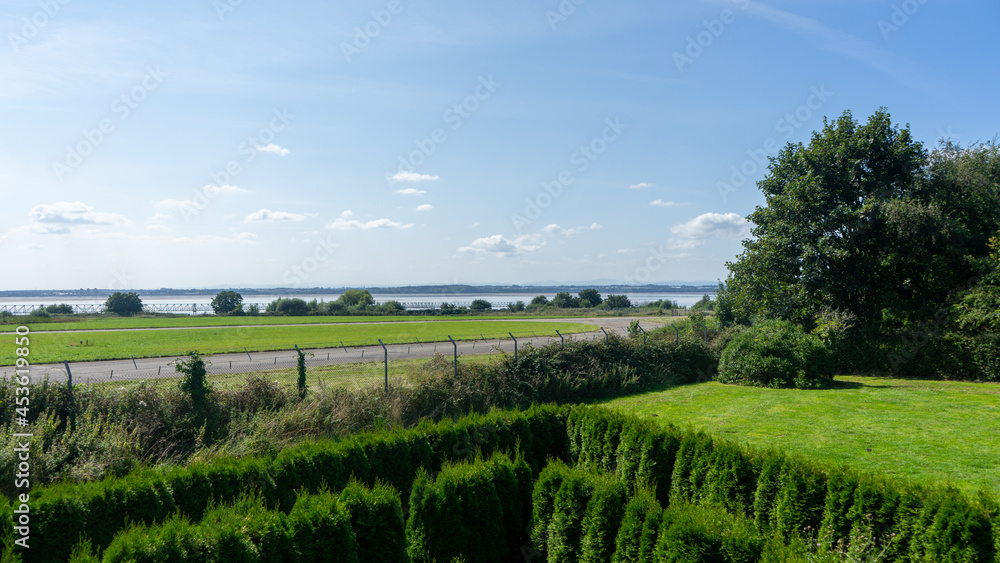 View from the hill on the Mersey river