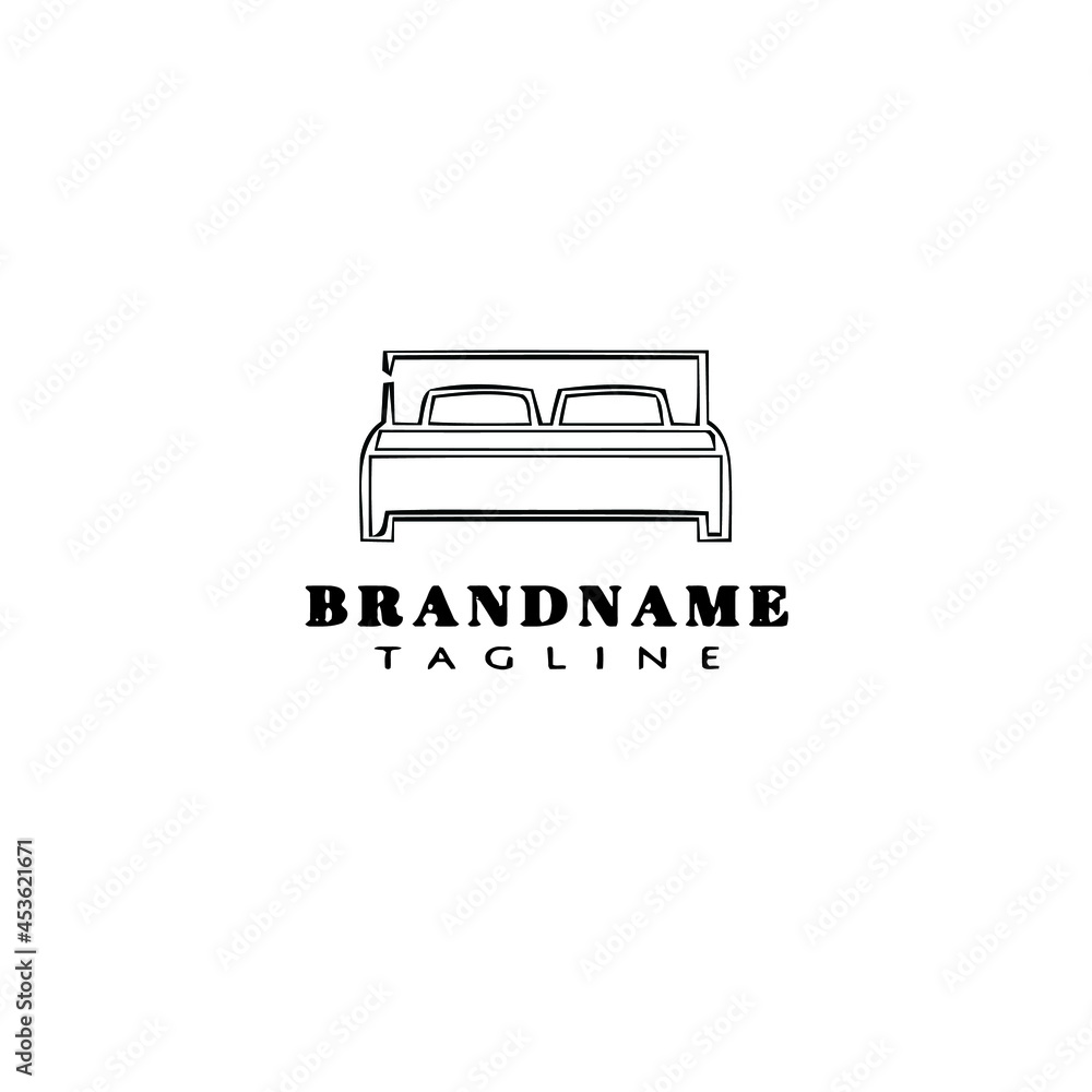 bed logo cartoon logo icon design template simple isolated vector illustration bed logo cartoon logo icon design template simple isolated vector illustration