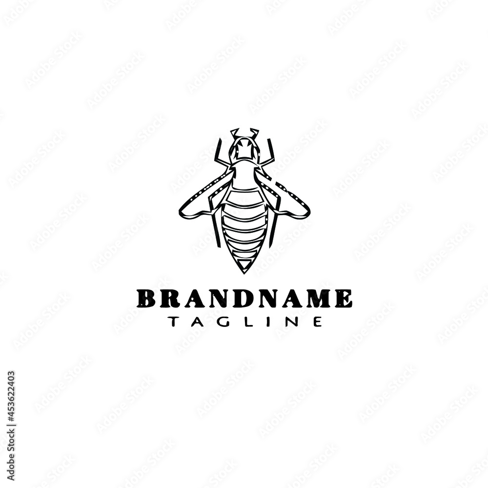 bee logo icon design black isolated vector illustration bee logo icon design black isolated vector illustration