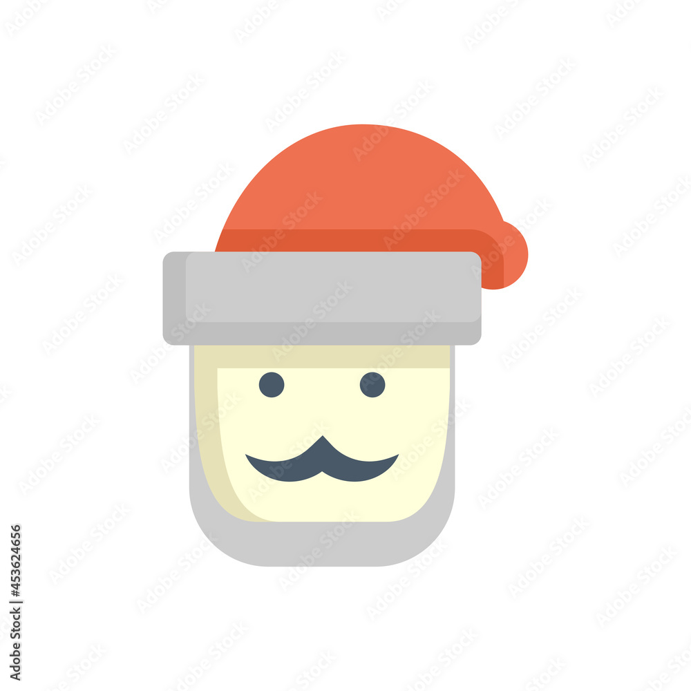 Santa claus vector icon design isolated on white background. That is people with costume or red hat. Who bring gifts on christmas eve of toys and candy to children in winter season or december.
Santa claus vector icon design isolated on white background. That is people with costume or red hat. Who bring gifts on christmas eve of toys and candy to children in winter season or december.