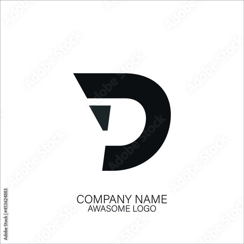 Free Download  Beautiful abstract letter  company logo - GFXLoad
