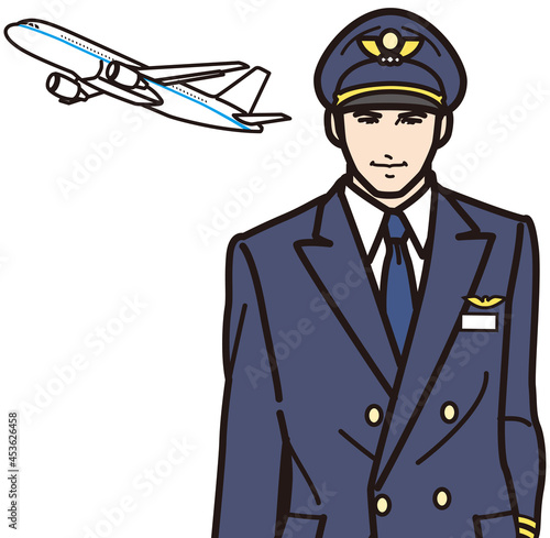 飛行機とパイロット
