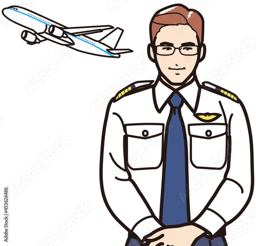 飛行機とパイロット