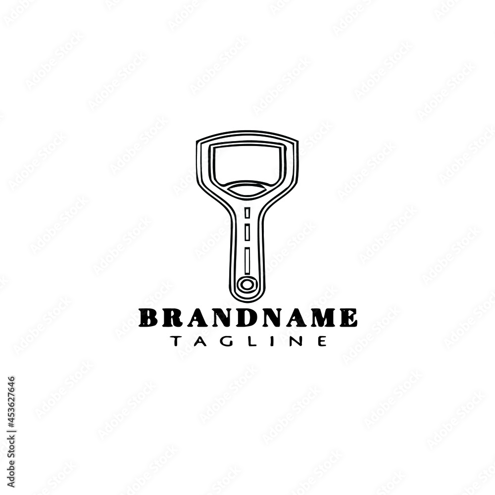 bottle opener logo icon design template vector bottle opener logo icon design template vector
