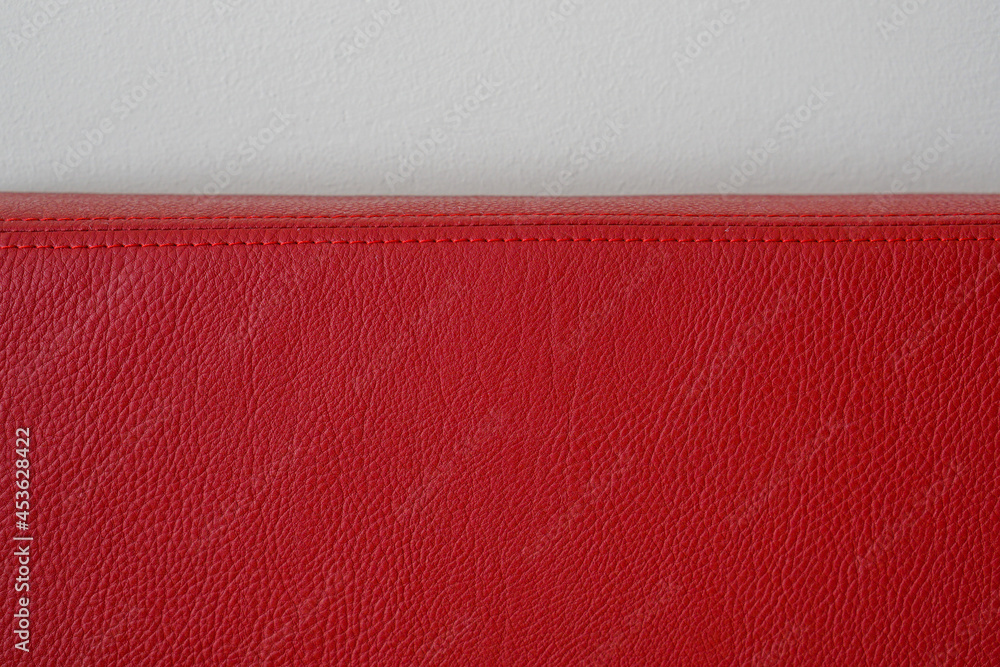 Fototapeta premium Red leather