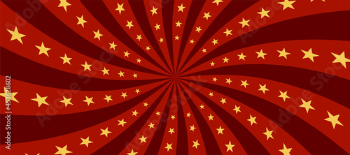 Circus background with rays. Element of festival poster