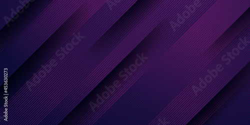 Dark purple and dark blue abstract business presentation design background. Abstract polygonal pattern luxury dark blue background with purple gradient color