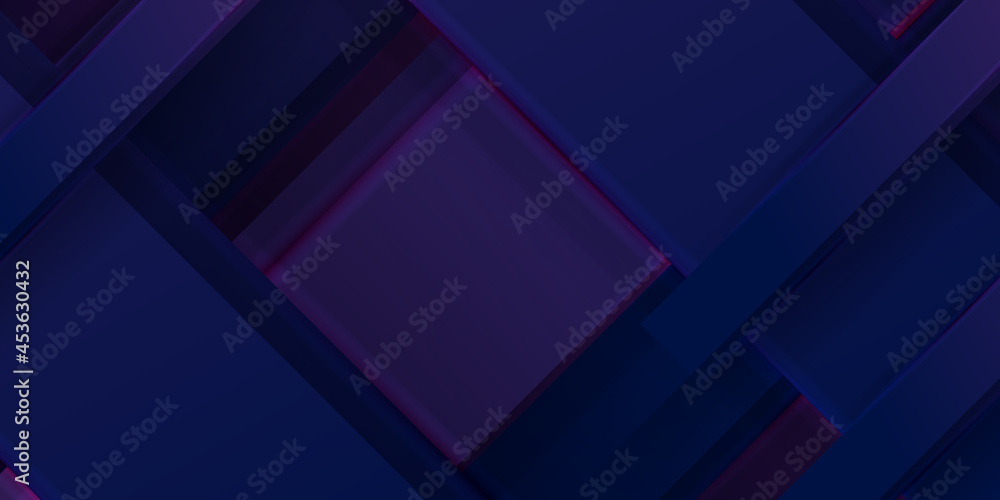 Obraz premium Modern simple dark blue and purple abstract background. Abstract technology communication concept vector background 