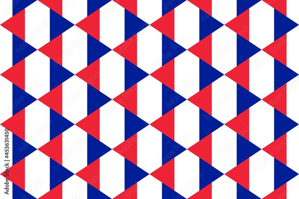 Simple geometric pattern in the colors of the national flag of France Simple geometric pattern in the colors of the national flag of France