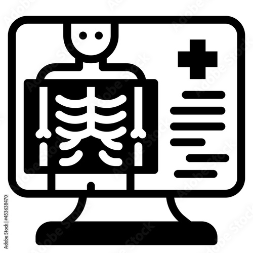 xray glyph icon