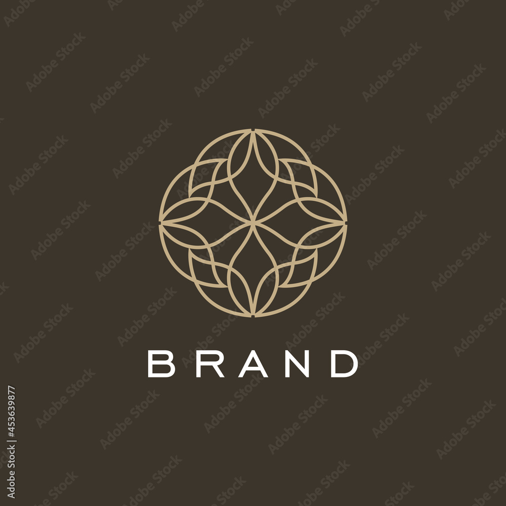 Abstract Floral Logo Design Template Abstract Floral Logo Design Template