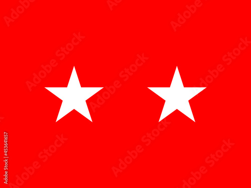 United States Army Two Star Major General Flag