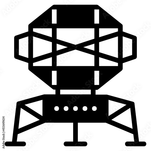 lander glyph icon